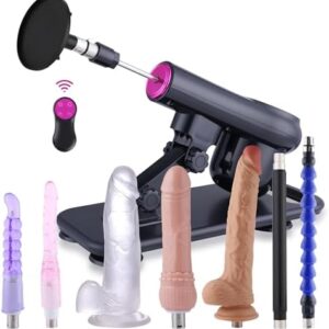 Sex Machine Dildo Machine for Women,Fuck Machine with Powerful Suction Cups,Thrusting Machine with 3Xlr Connector,Thrusting Machine with 8 Attachments Sex Toys : Health & Household